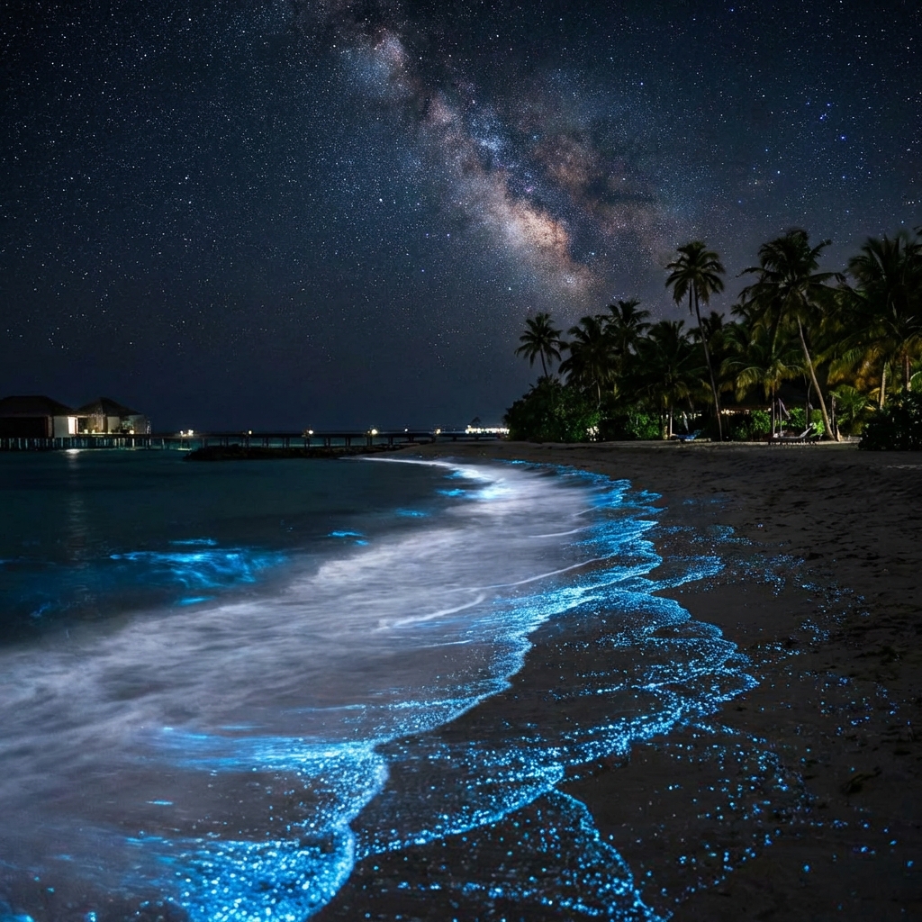 Bioluminescent Beach